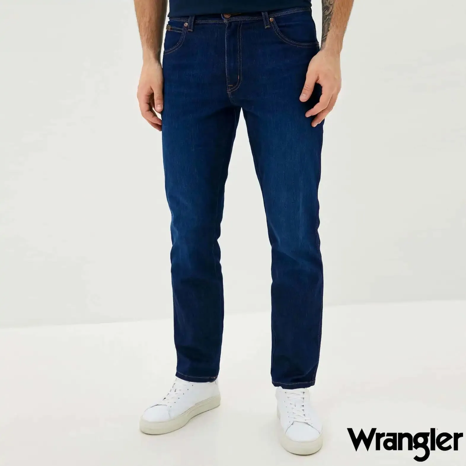 Wrangler Men's Jeans Texas 821 Authentic Straight Leg Stretch in Comfort Zone Blue