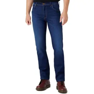 Wrangler Men's Jeans Texas 821 Authentic Straight Leg Stretch in Comfort Zone Blue