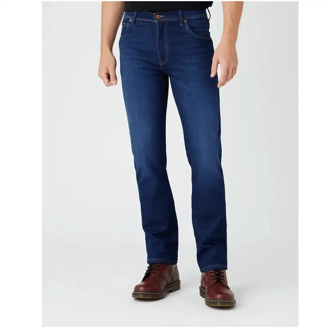 Wrangler Men's Jeans Texas 821 Authentic Straight Leg Stretch in Comfort Zone Blue