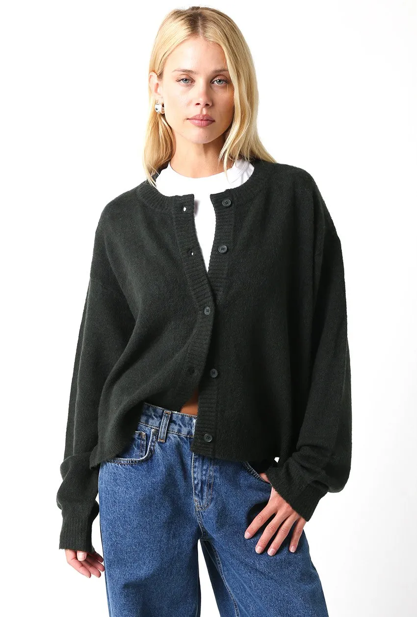 Wrapped Up Cardigan in Green
