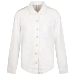 Yacht Me Shacket White