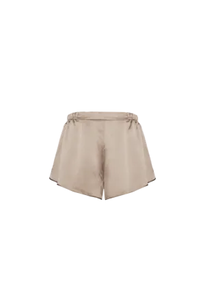 YARI GOLD SAND: ORGANIC SILK SHORTS
