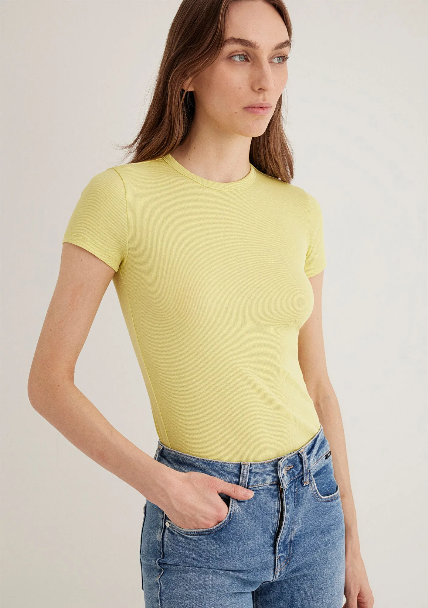 Yellow Basic T-Shirt