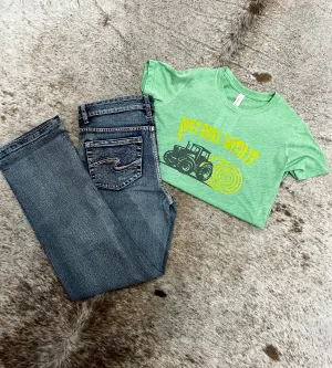 Zane Light Wash Boot Cut Silver Jeans